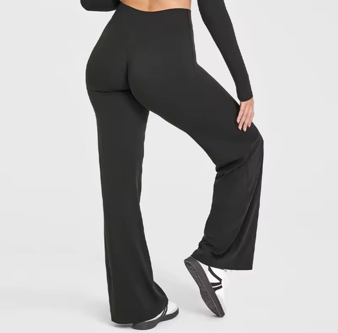Women’s Straight Leg Yoga Pants – Butter-Soft, Mid-Rise for Gym, Pilates & Running